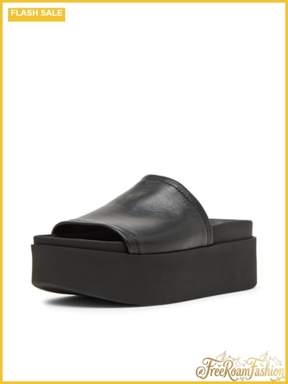 Wedge Sandal Slip On Open Toe Slingback Leather Business Casual